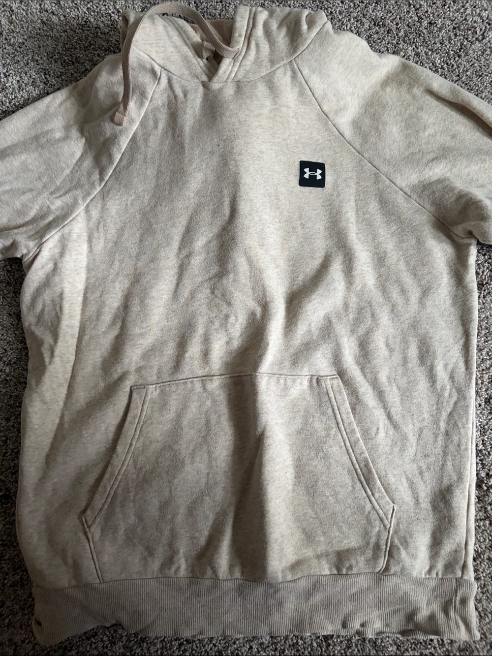 Under Armour Men’s Tan/Cream Pullover Hoodie